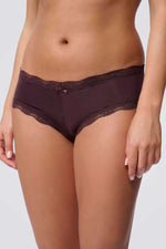 תחתון צ'יקי מיקרופייבר בשילוב תחרה | פמינה