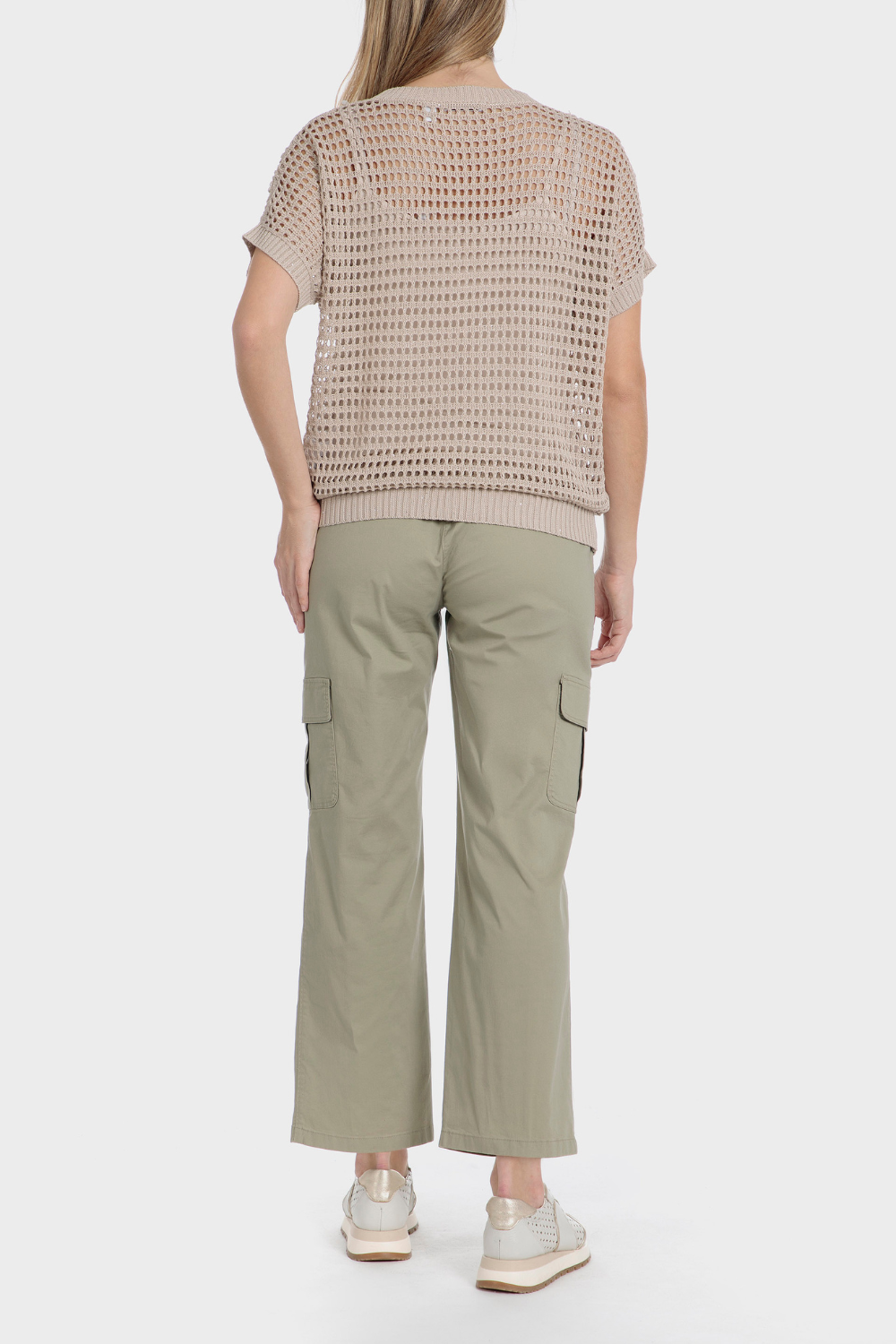 סריג קצר בצבע חול