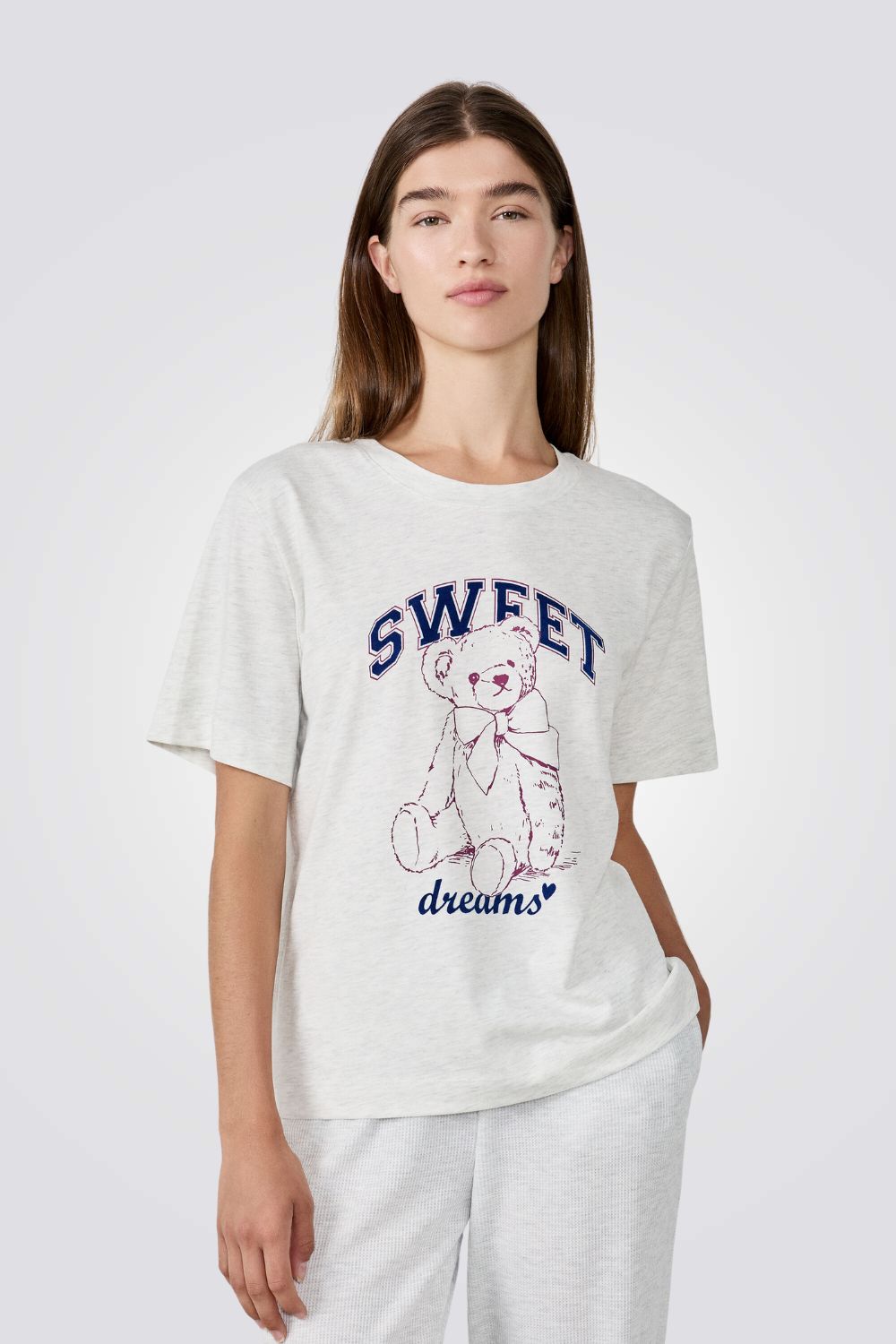 חולצת טישירט בהדפס דובי | איתם