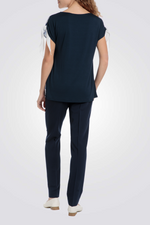 חולצת טי אלגנטית פרחונית