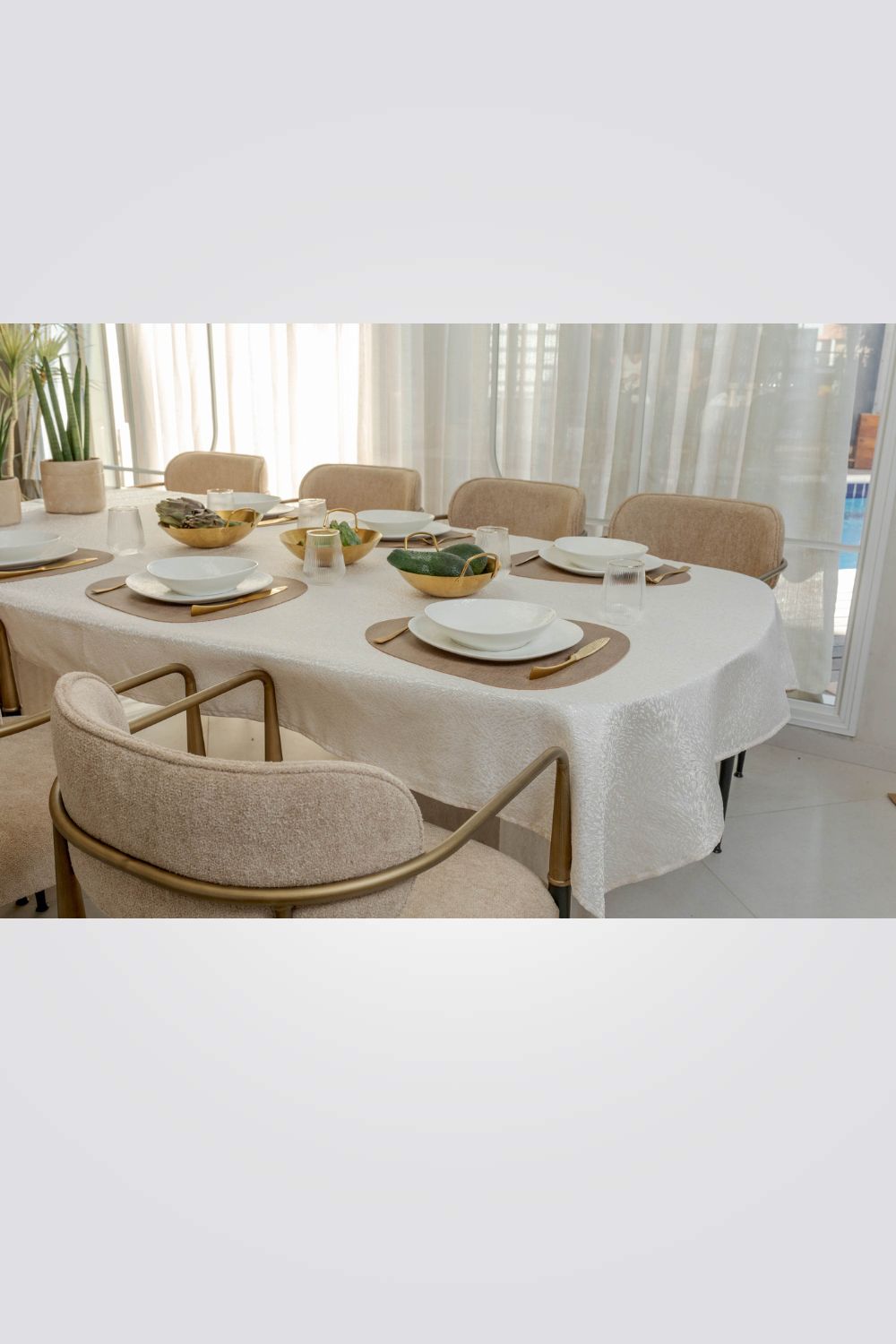 מפת שולחן דגם לקסוס 250/145 ס"מ