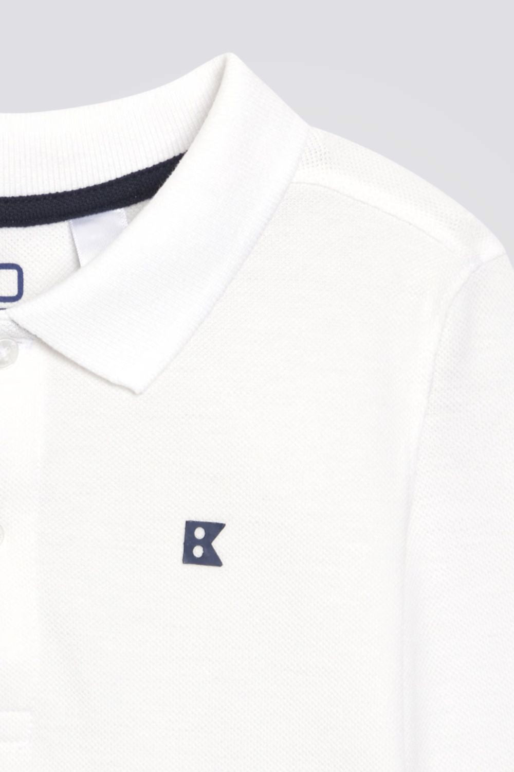 חולצת פולו ארוכה מכותנה פיקה ג'רזי | אוקיידי
