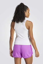 גופיית ספורט Rib Tight Fit Tonal 3 Stripes לנשים