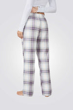 מכנסי פיג'מה משובצים LUNNA לנשים | איתם