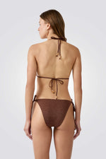 חזיית ביקיני משולשים מנצנצת HELIO לנשים