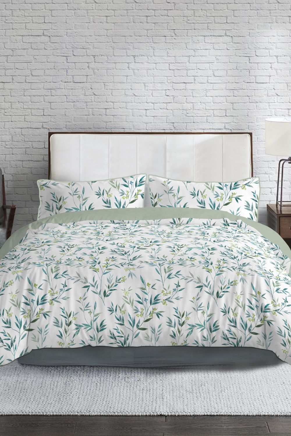 סט מצעים כותנה סאטן מיטה זוגית רחבה 180/200 ס"מ דגם HELEN