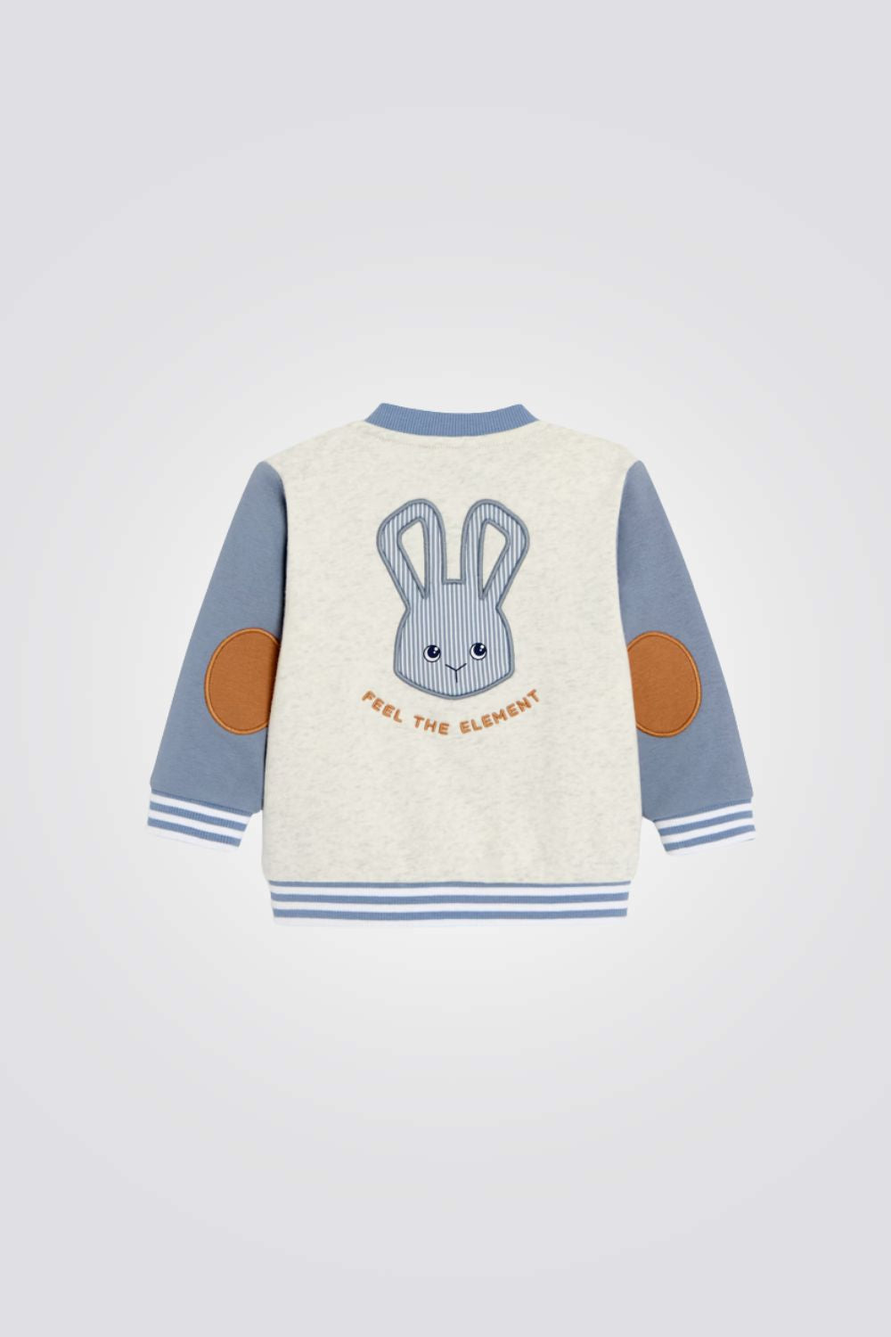 ג'קט לתינוקות בצבע כחול ובז' | אובייבי