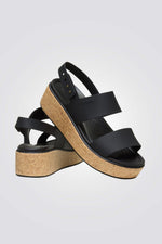 סנדלי פלטפורמה ברוקלין קורק לנשים Brooklyn Cork Low Wedge | קרוקס