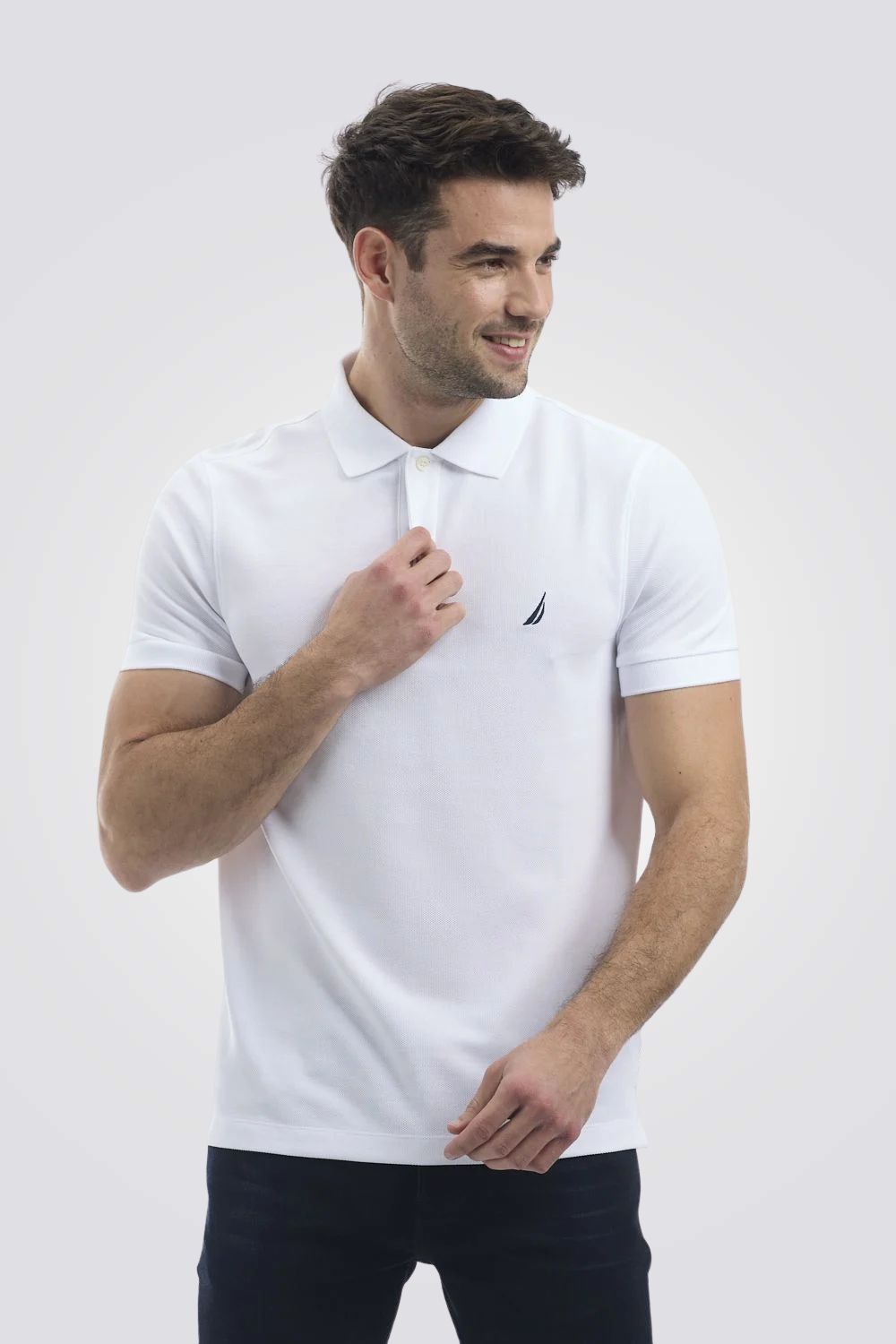 חולצת פולו Slim Fit לגברים | נאוטיקה