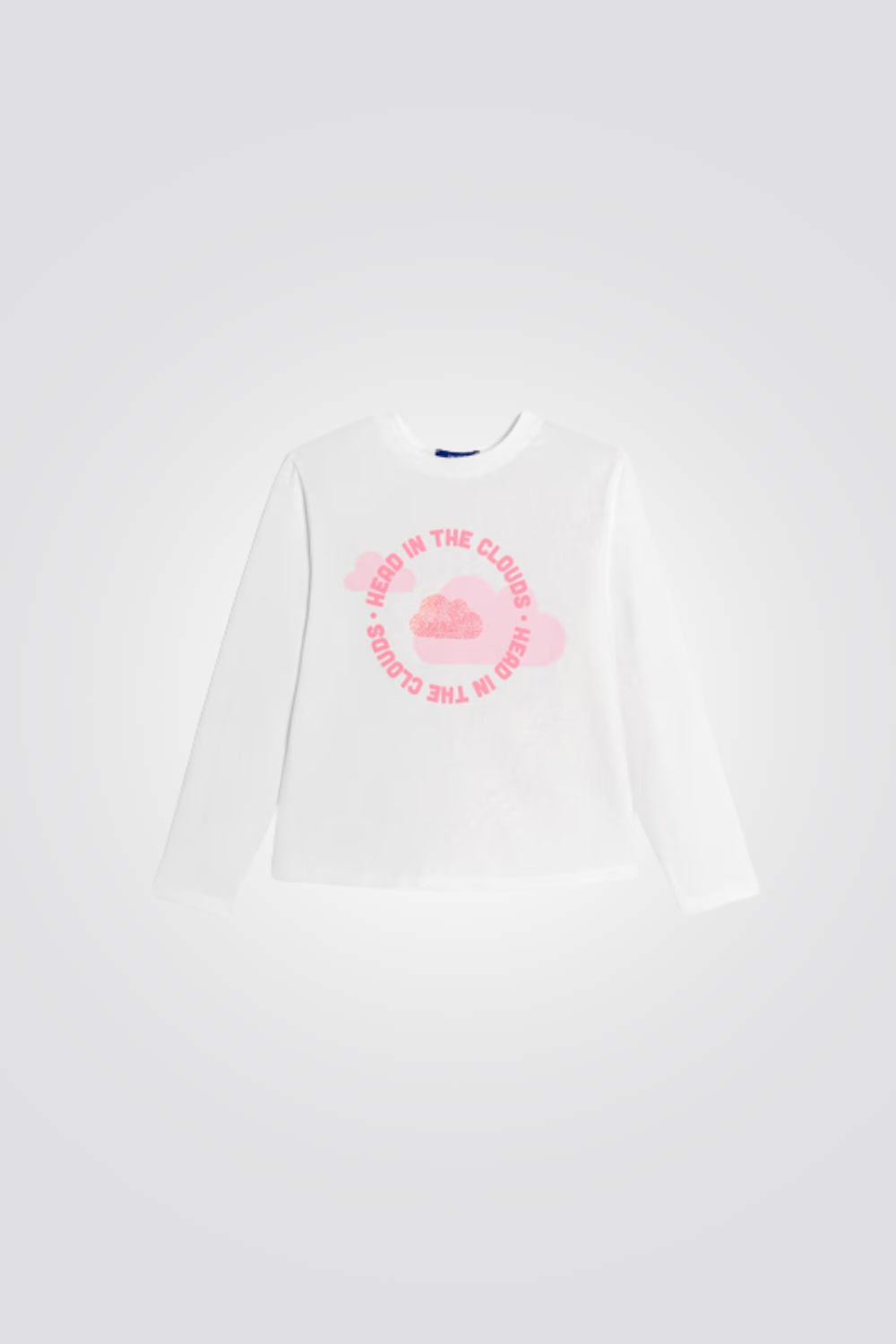 טישירט לילדות עם שרוולים ארוכים והדפס | אוקיידי