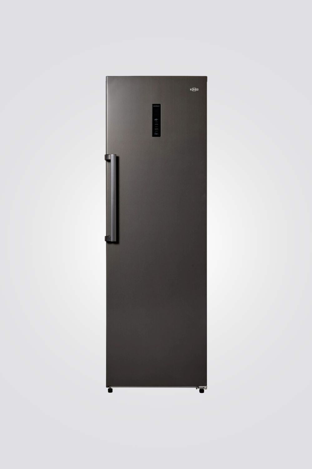 מקרר ללא מקפיא נפח 359 ליטר נירוסטה שחורה דגם KMG-UFFT-359 /X355-NF | קיי אם ג'י