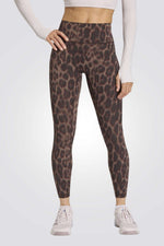 טייץ ספורט Optimé Power Leopard 7/8 לנשים | אדידס