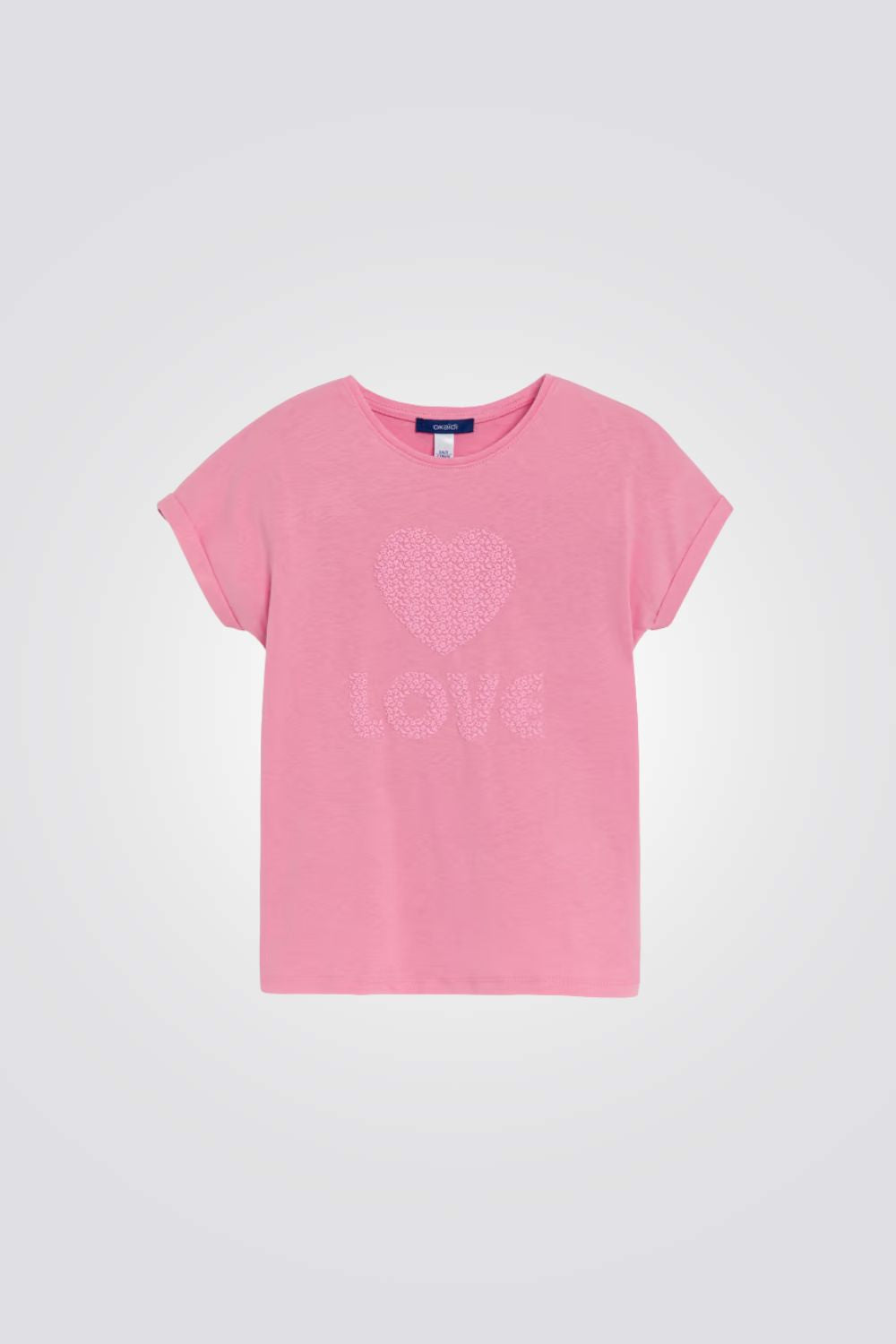 טישירט לילדות עם הדפס 