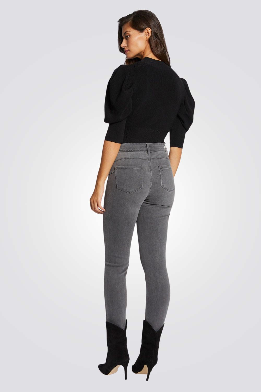 ג'ינס סקיני אפור