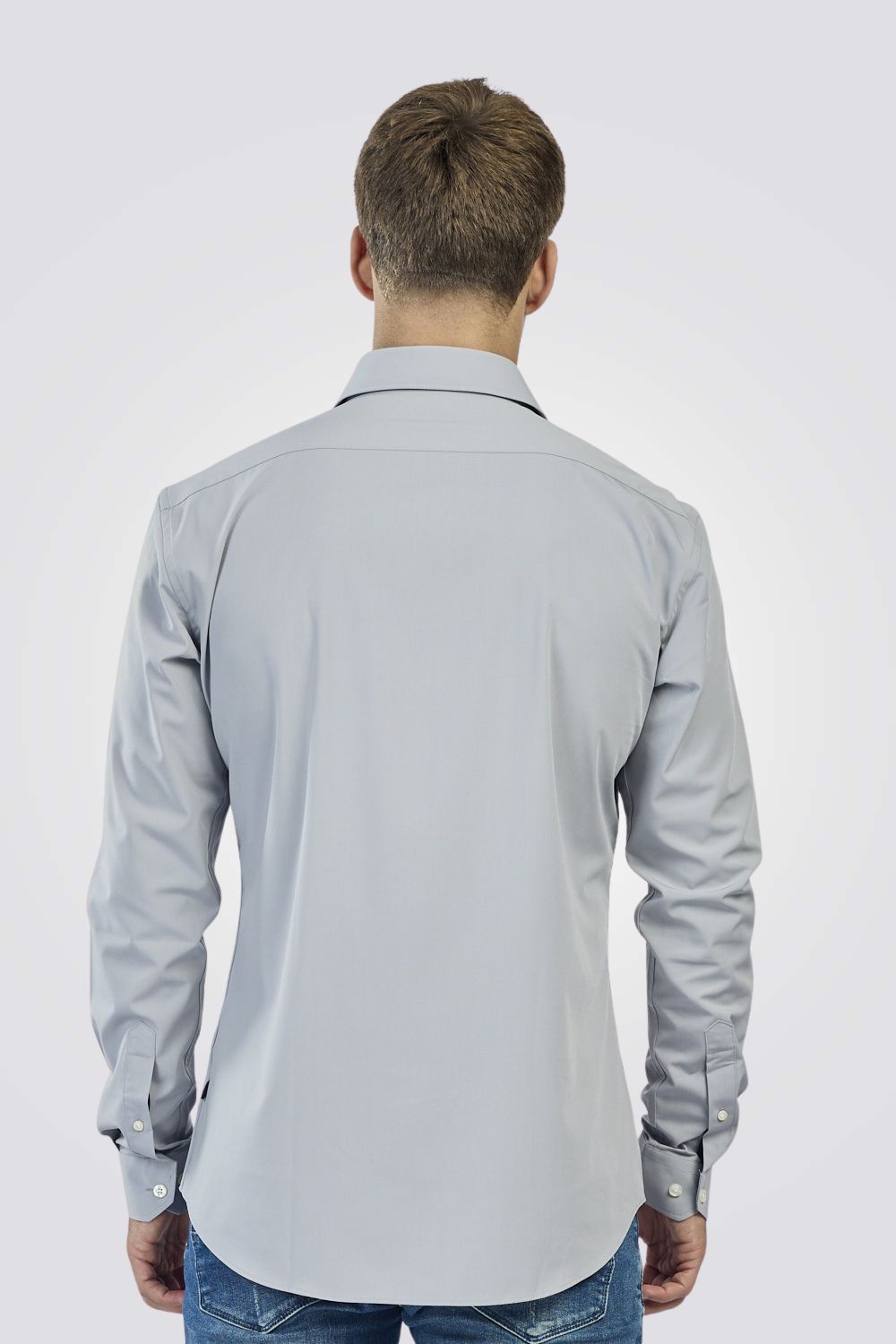חולצה מכופתרת Slim fit לגברים | GREG NORMAN