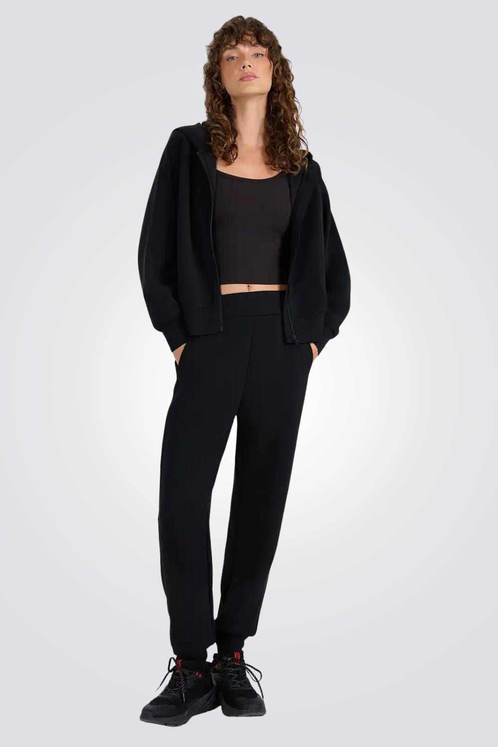 סווטשירט עם רוכסן לנשים| 4F