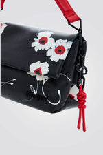 תיק כתף לנשים עם הדפס פרחוני | דזיגוואל 