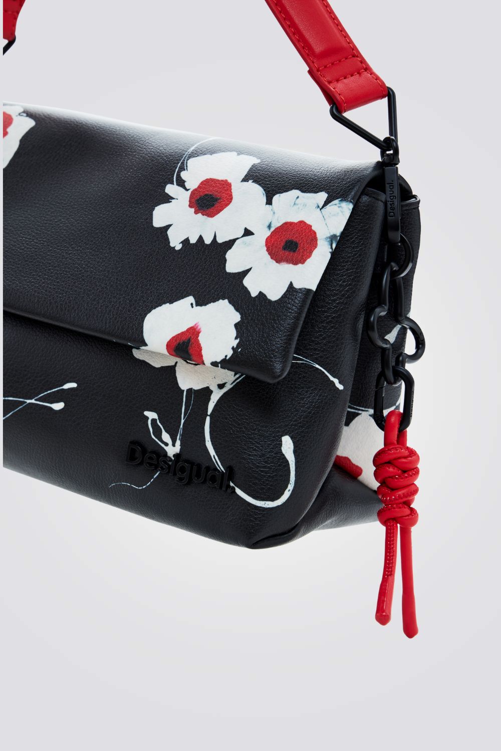 תיק כתף לנשים עם הדפס פרחוני | דזיגוואל 