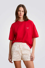 חולצת פיג'מה שרוולים קצרים LETTERA לנשים | איתם