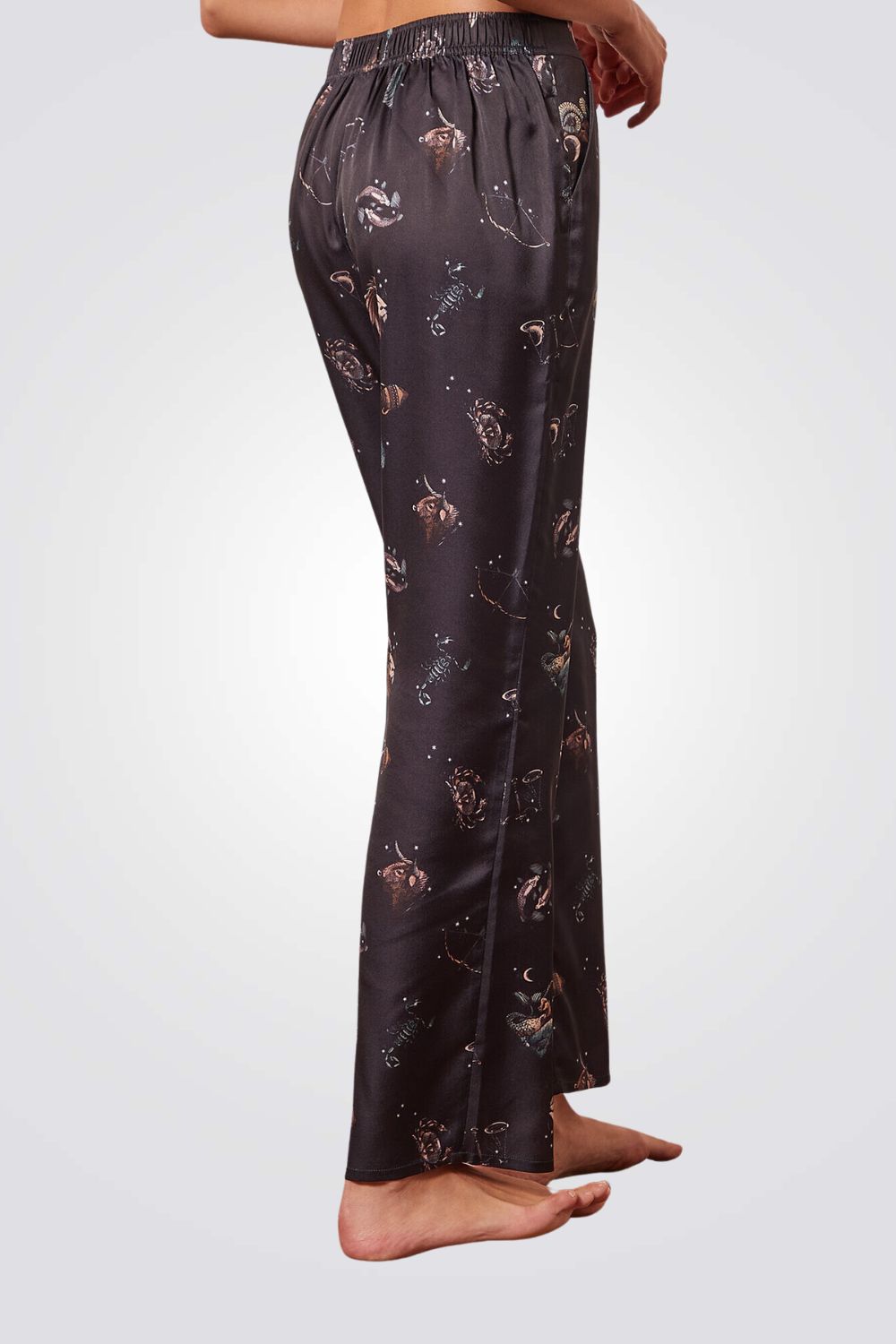 מכנסי פיג'מה ארוכים עם הדפס ASTHRO 