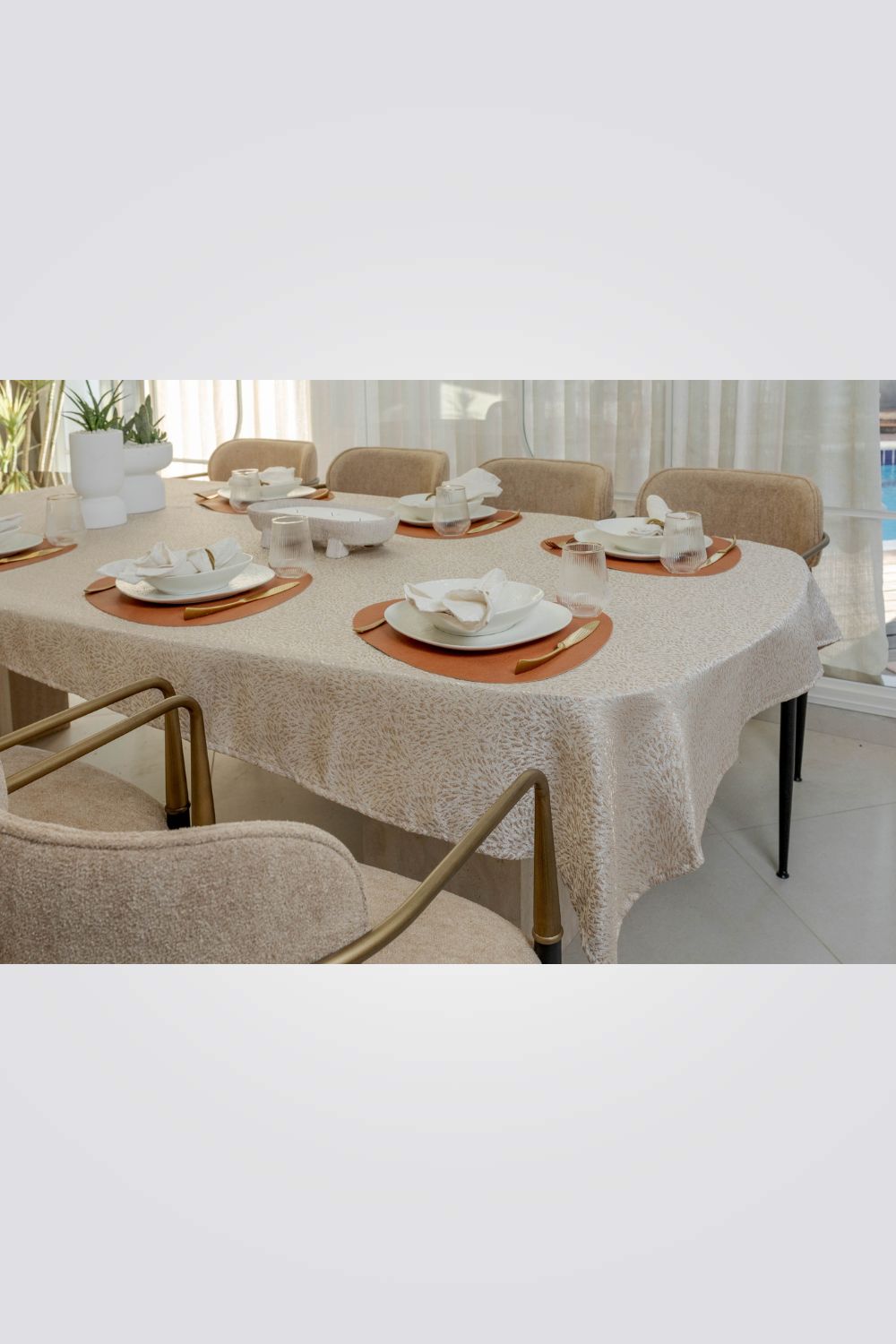 מפת שולחן דגם לקסוס 400/145 ס"מ