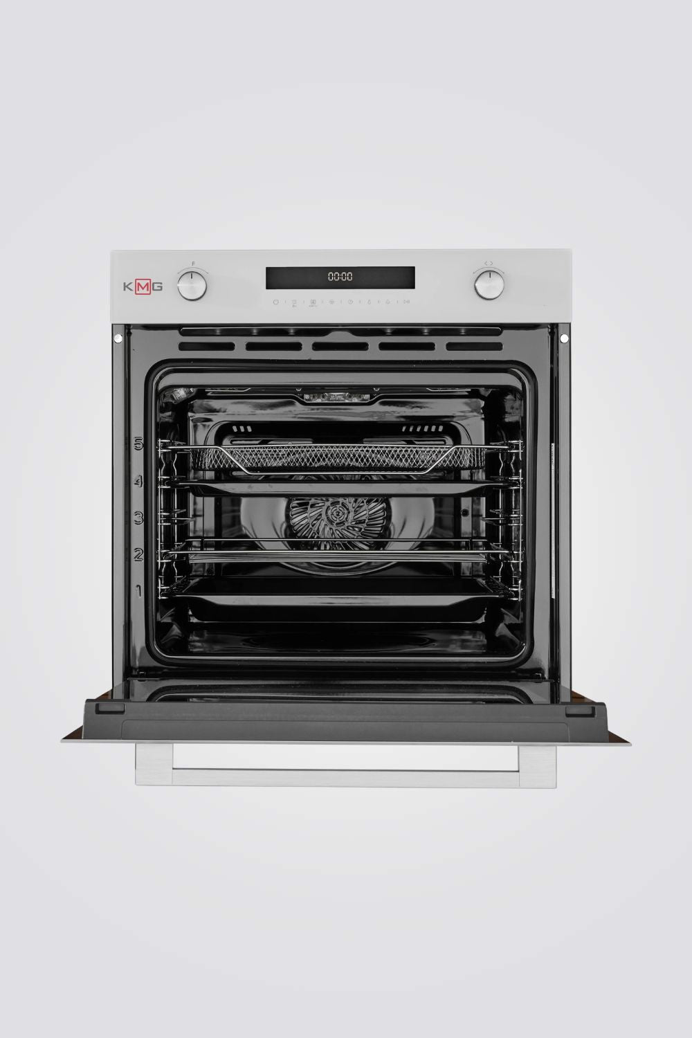 תנור בנוי 72 ליטר לבן דגם BIOMD-72/14- WHT/G-SR-T3 | קיי אם ג'י 