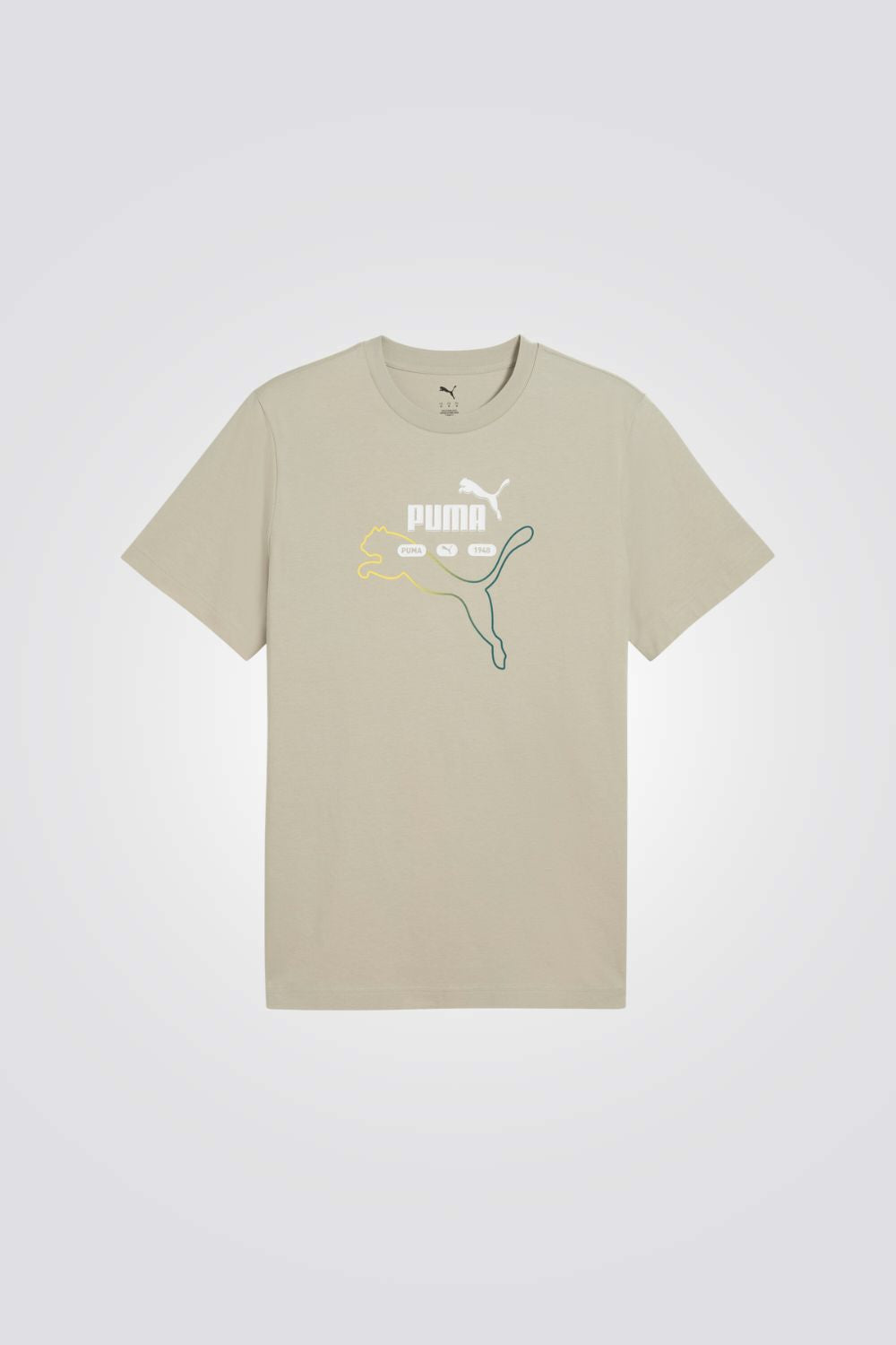 טישירט ממותגת קצרה לגברים | פומה