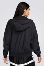 מעיל בגזרה רופפת עם כובע קפוצ'ון לנשים | נייקי