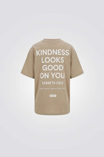 טישירט אוברסייז עם הדפס בגב לילדות | קנת קול