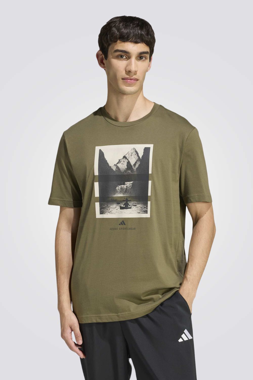 טישירט גרפיקה OUTDOOR KAYAKING GRAPHIC לגברים | אדידס