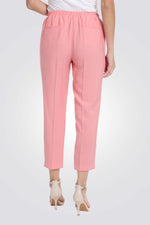 מכנסי אלגנט לנשים בצבע ורוד 