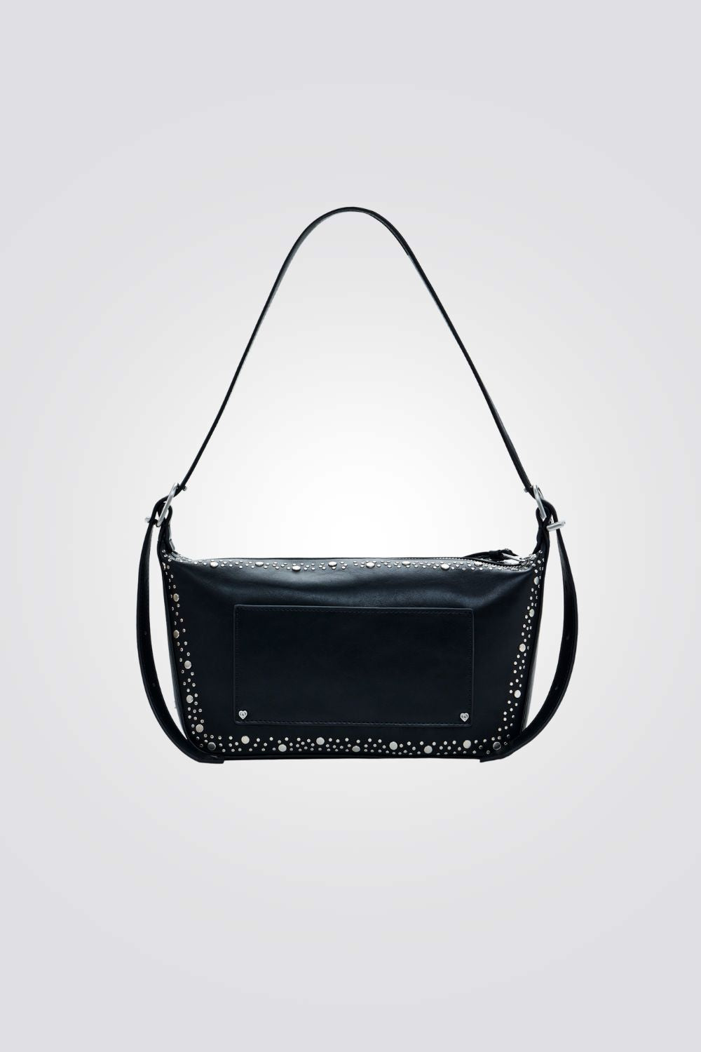 תיק כתף לנשים עם שילוב ניטים | דזיגוואל 
