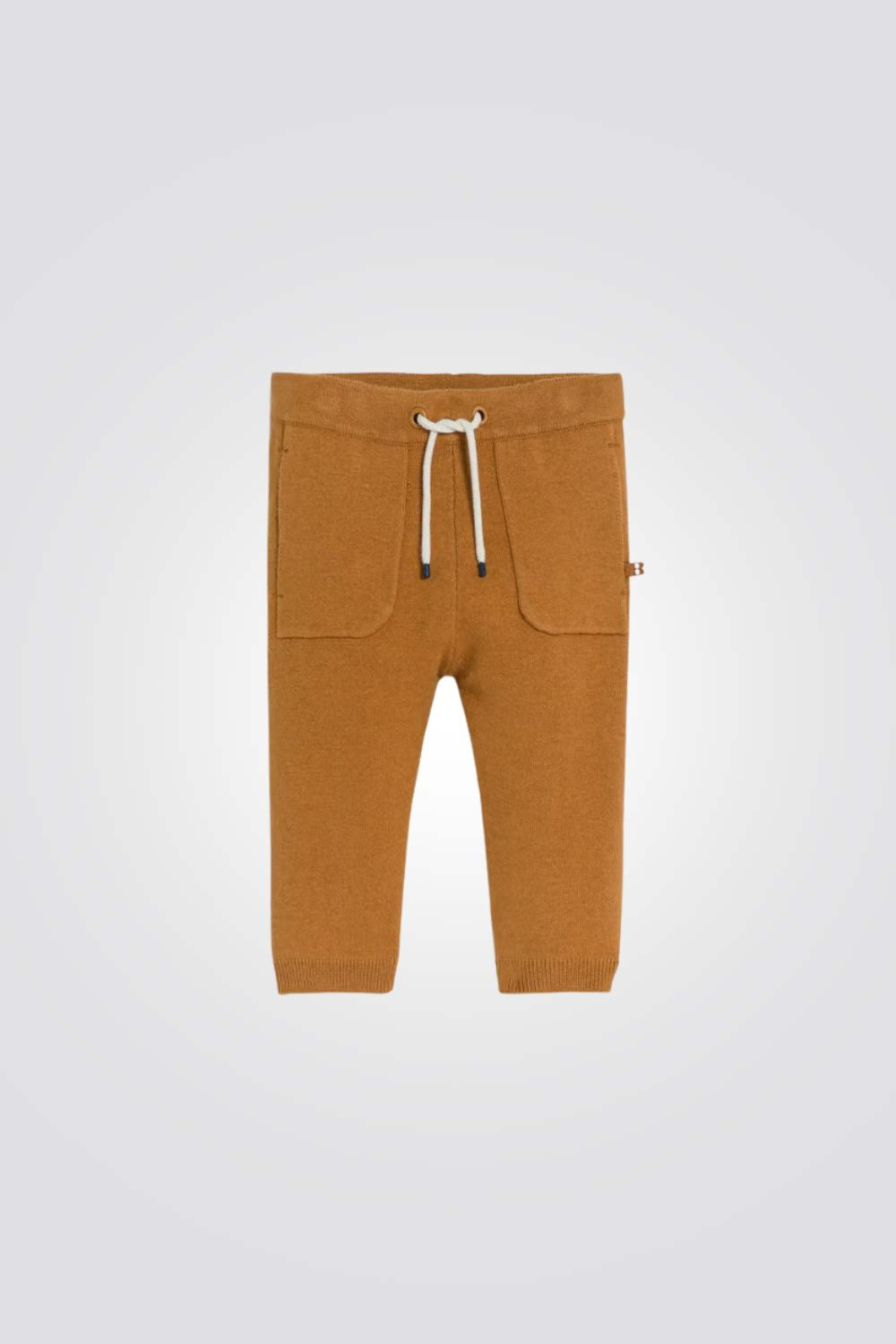 מכנסי סריג לתינוקות בצבע חום 