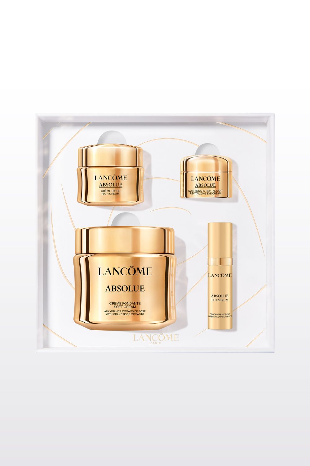 מארז טיפוח לאישה קרם פנים 60 מ"ל + קרם 15 מ"ל + קרם עיניים 5 מ"ל + סרום פנים 5 מ"ל Absolue