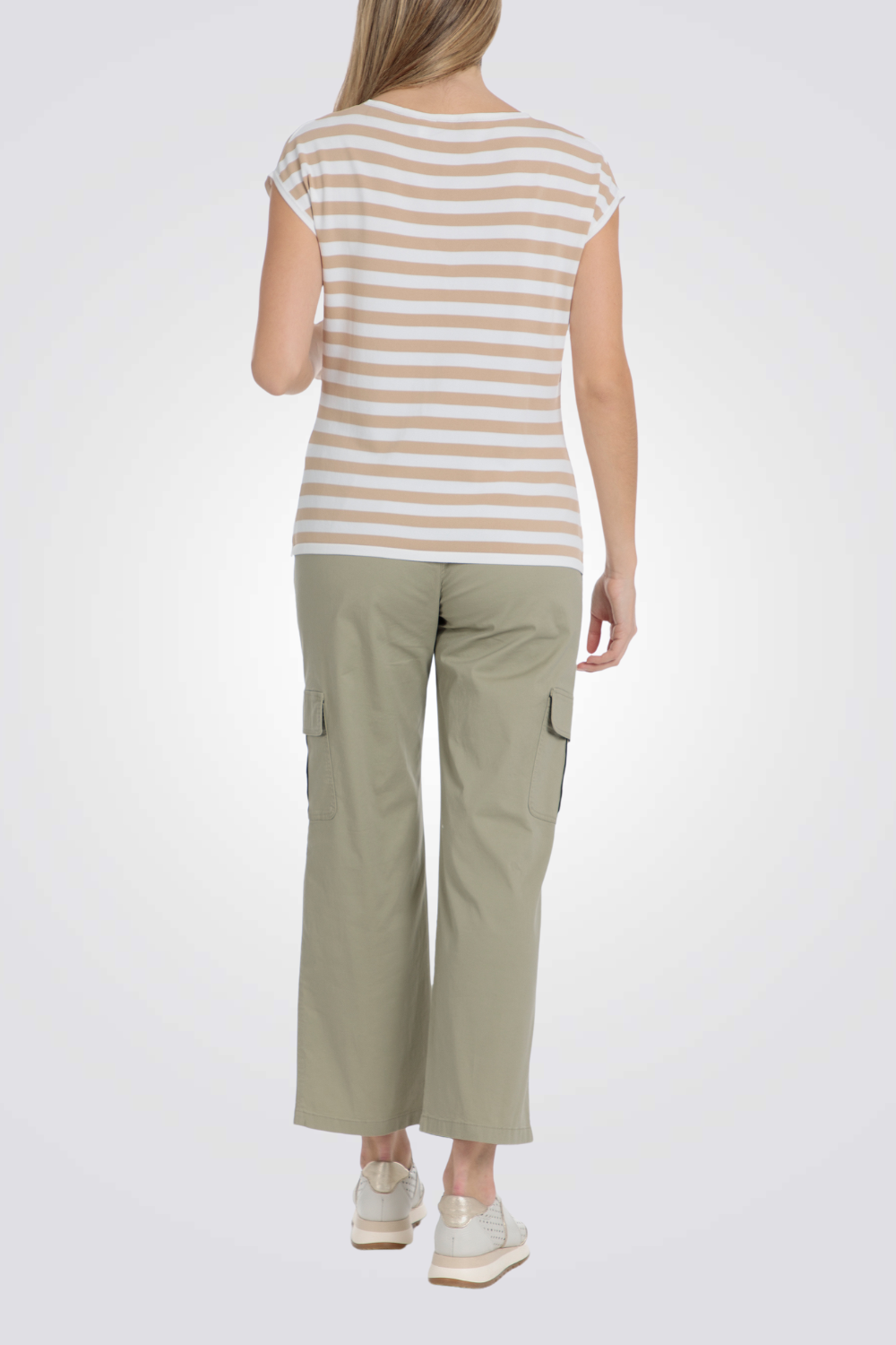 סוודר קצר פסים