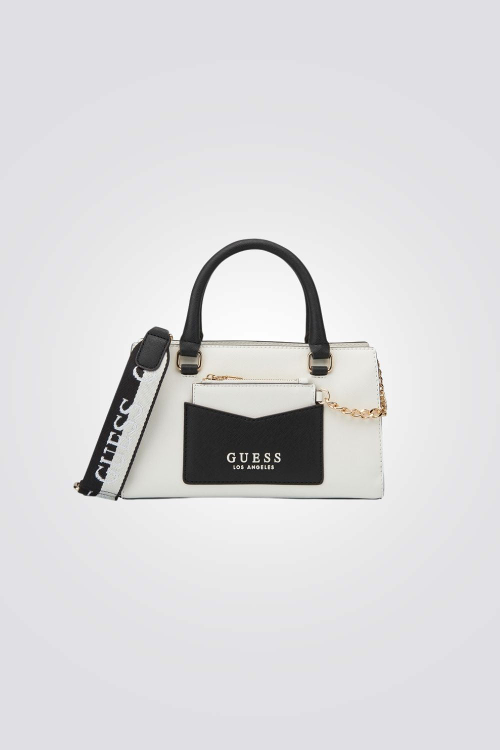 תיק יד לנשים בצבע לבן 
