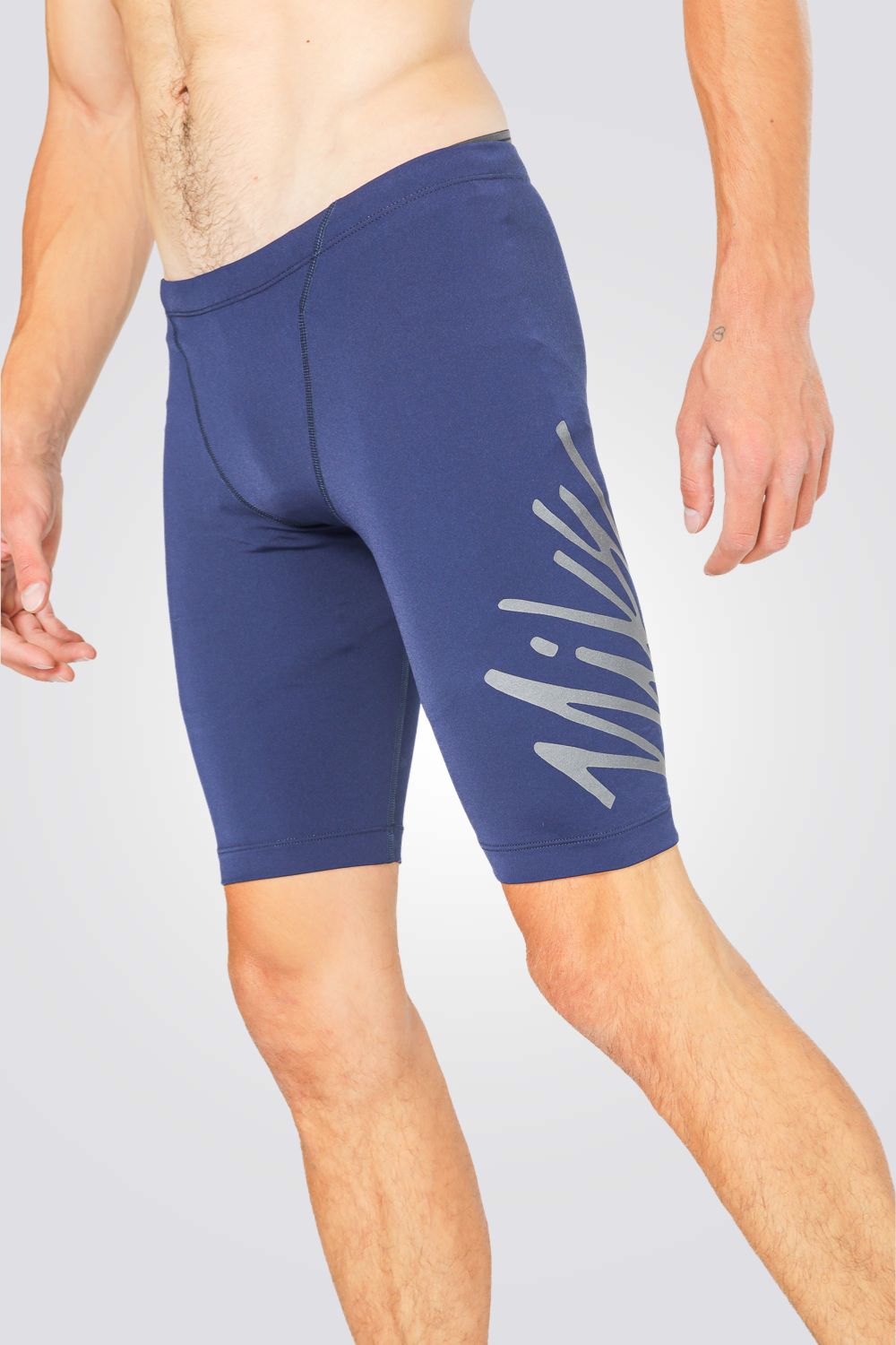 בגד ים לגברים LOGO FLASH-JAMMER בצבע כחול