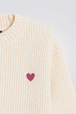 סוודר סריג לילדות בצבע בז' | אוקיידי 