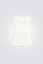 שמלה לתינוקות בצבע לבן