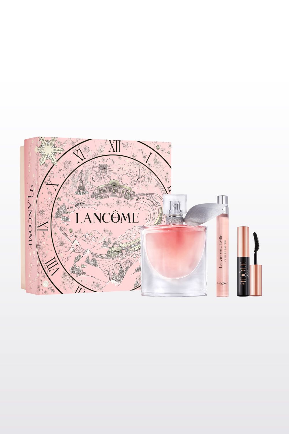 מארז בישום לאישה 50 מ"ל + 10 מ"ל + מסקרה לאש איידול 2 מ"ל LA VIE EST BELLE E.D.P | לנקום