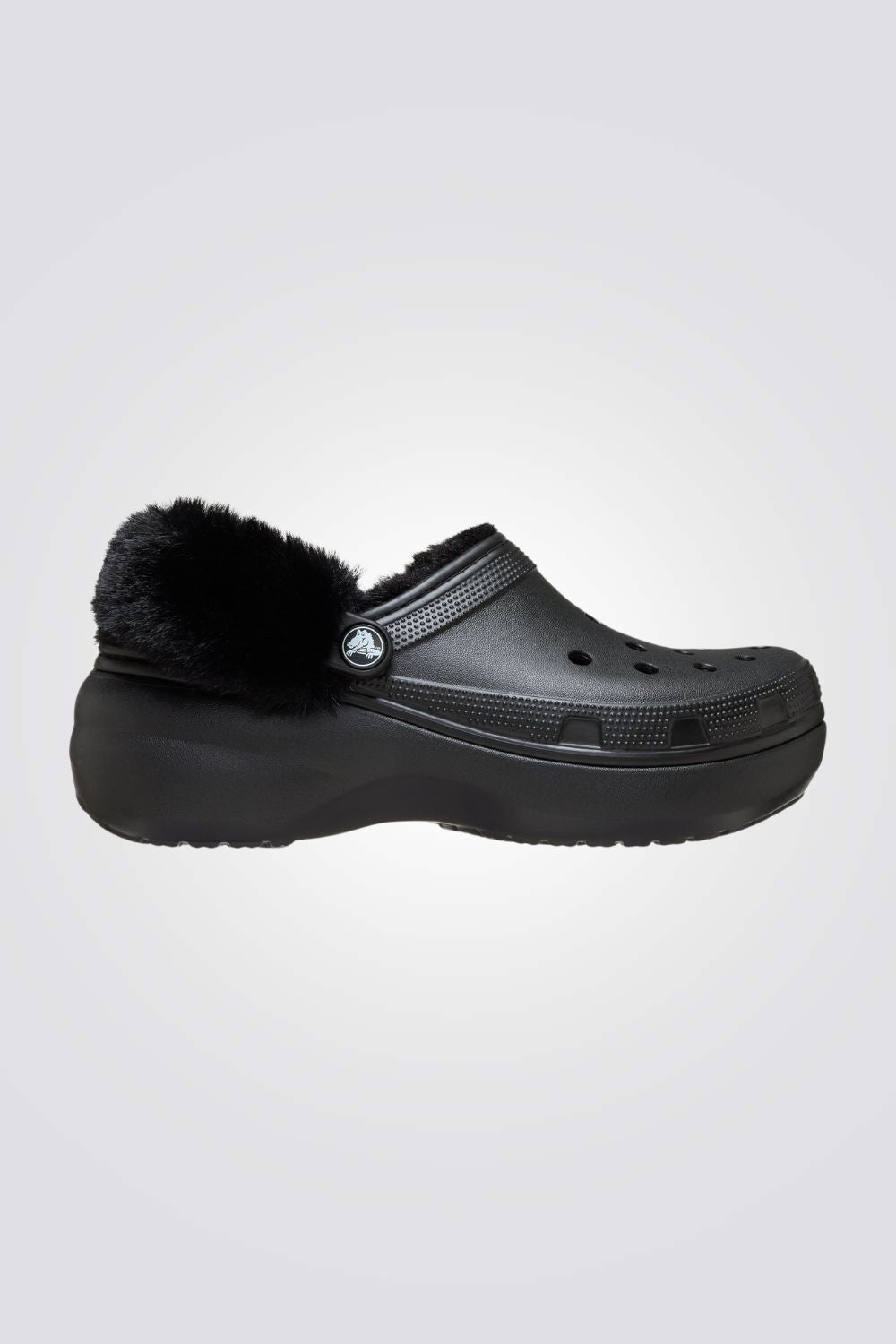 כפכפי פלטפורמה פרוותיים לנשים Classic Platform Fuzz Lined Clog | קרוקס