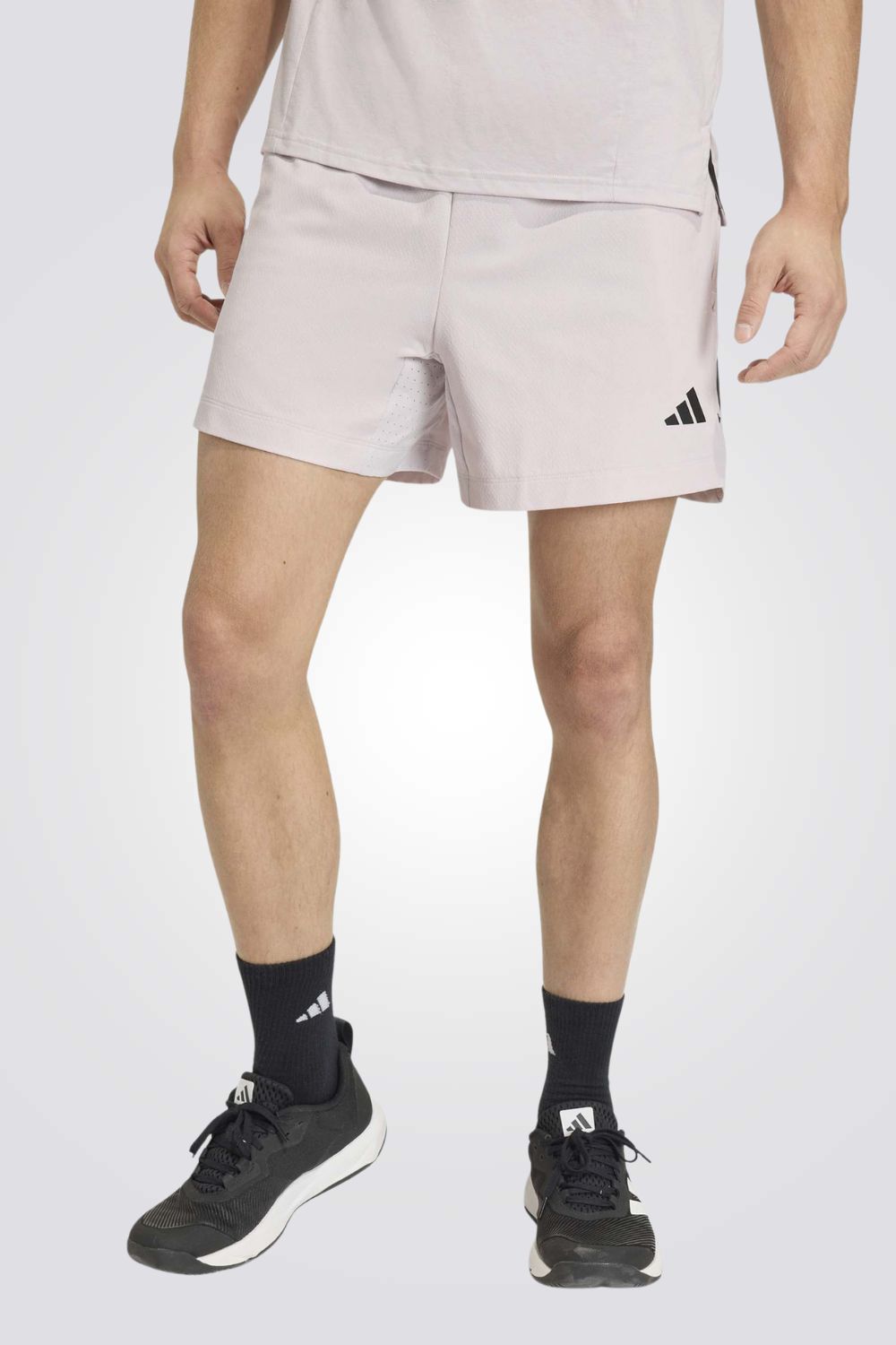 מכנסי ספורט קצרים D4T PrimeLift 3 STRIPES לגברים | אדידס