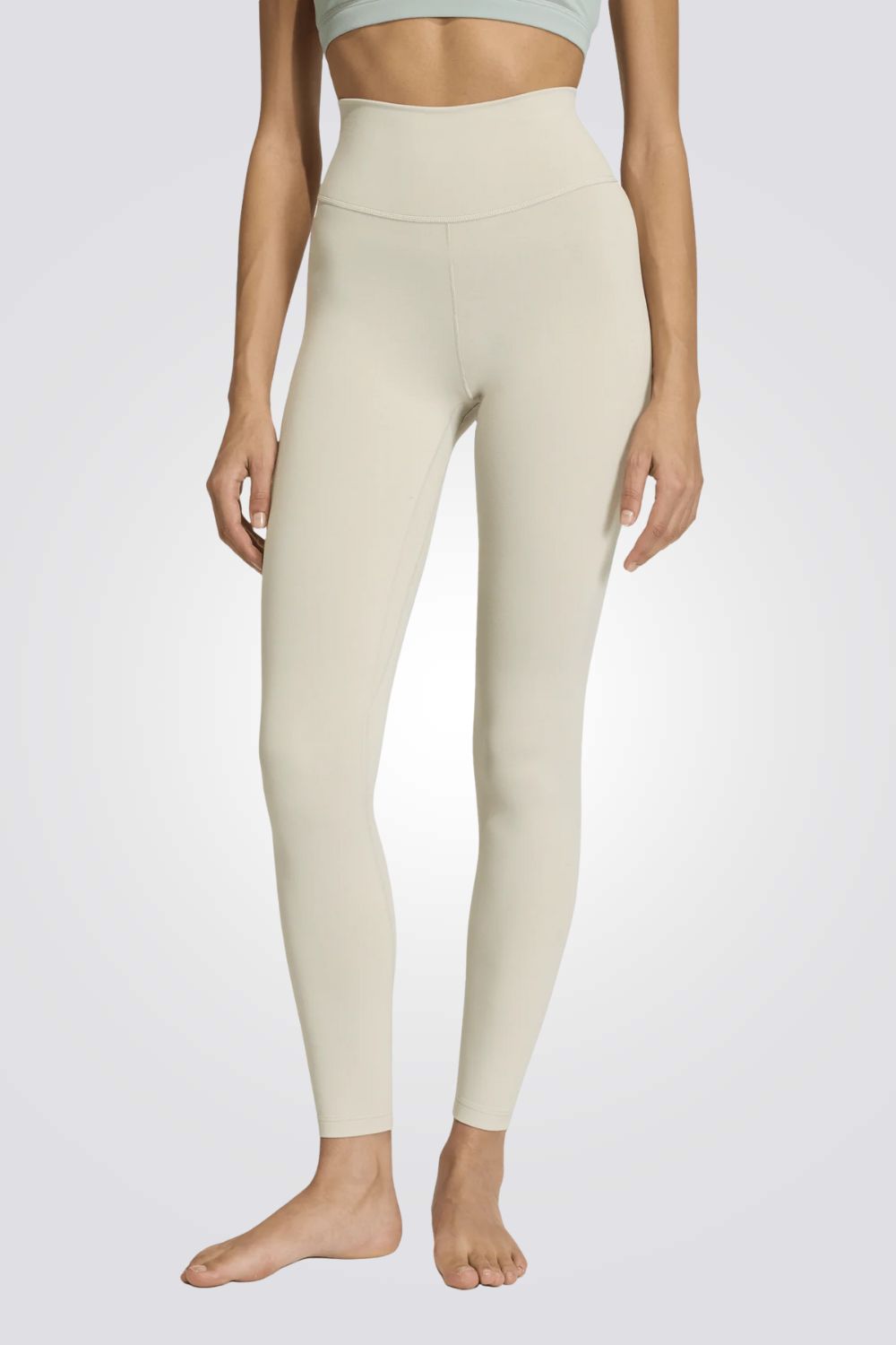 טייץ ספורט 7/8 בצבע שמנת לנשים | אדידס