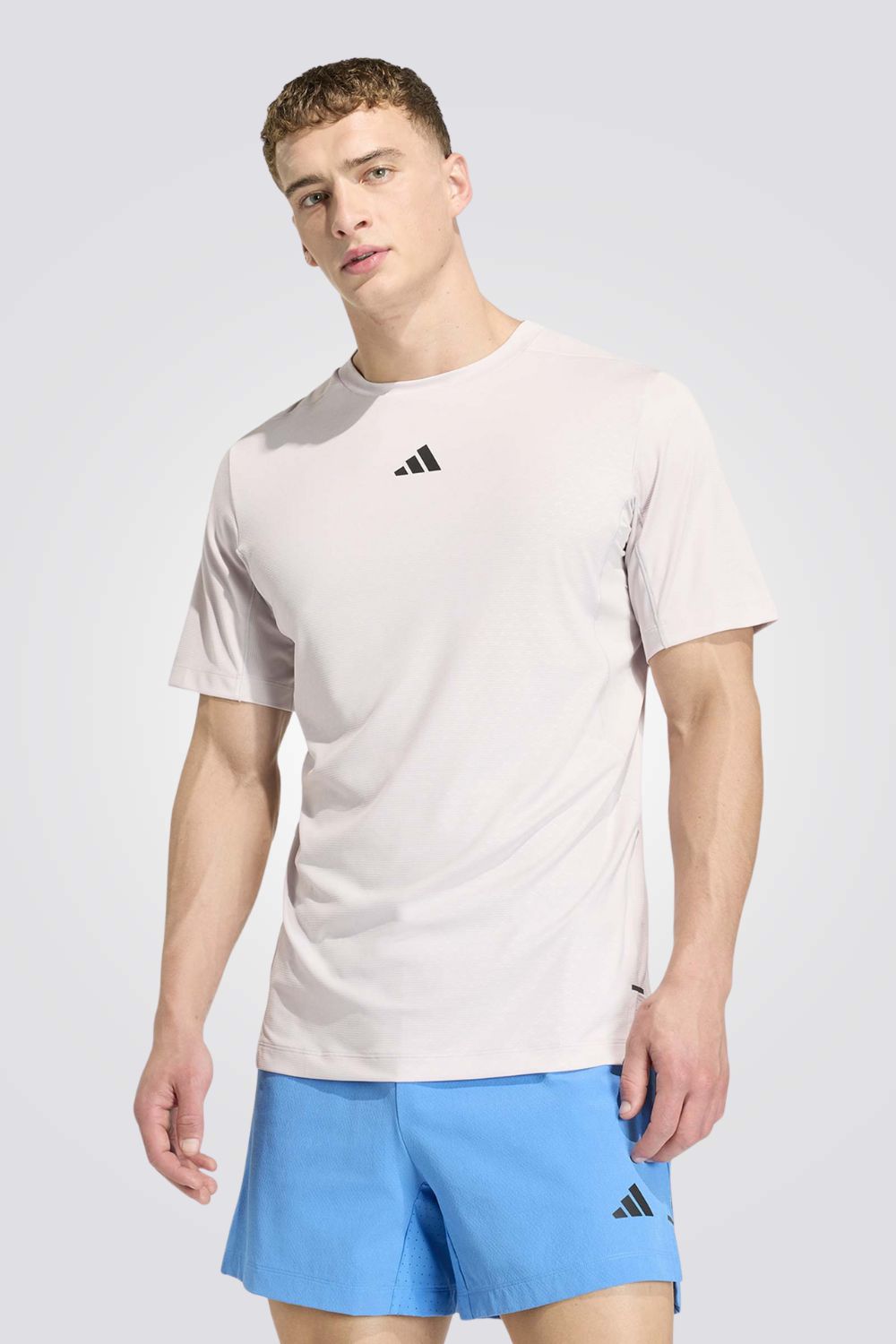 טישירט ספורט Training Power 3 Stripes לגברים | אדידס