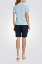 חולצת פולו עם אבני חן