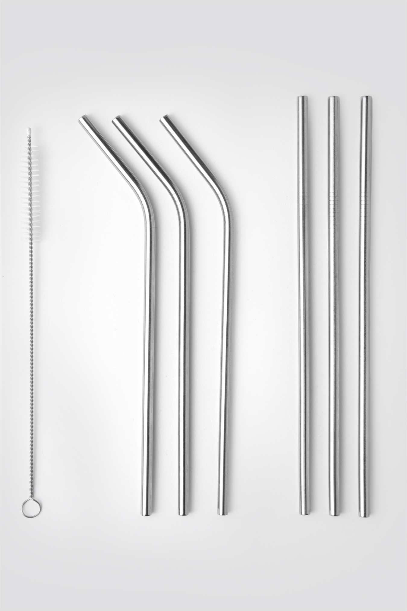 סט 6 קשי נירוסטה + מברשת ניקוי