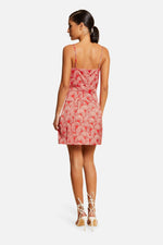 שמלת מיני עם רצועות דקות בצבע אדום - MASHBIR//365