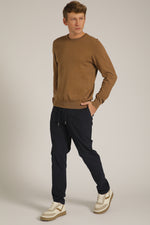 חולצת סריג עם צווארון עגול | קנת קול