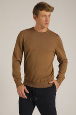 חולצת סריג עם צווארון עגול | קנת קול