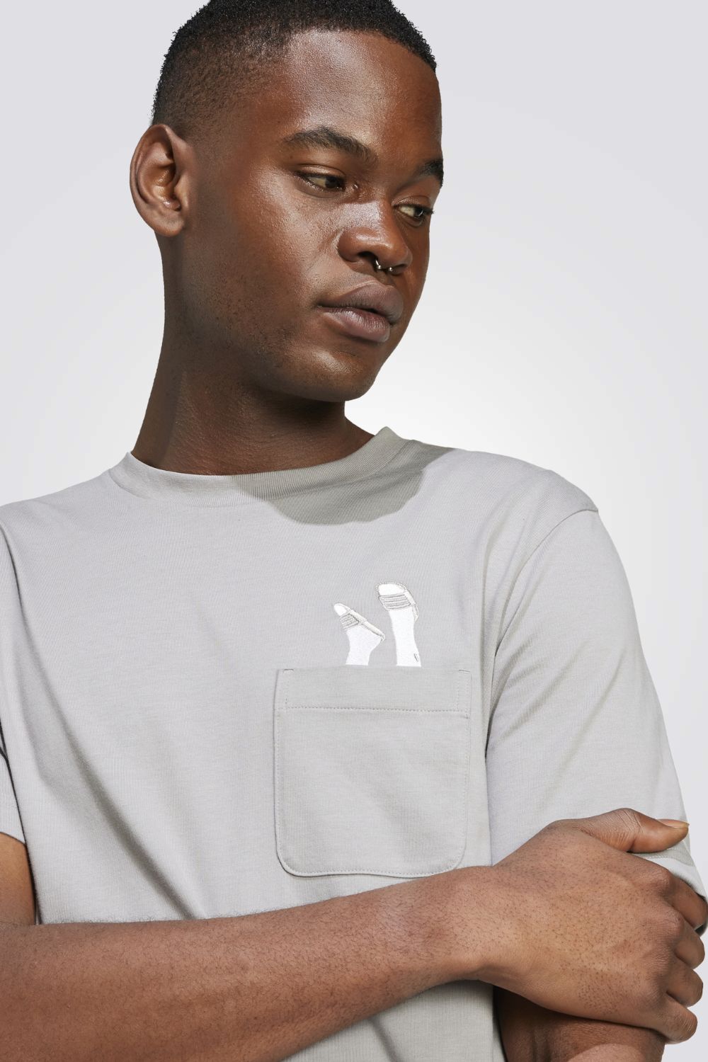 טי שרט Lounge Slides Graphic Pocket לגברים